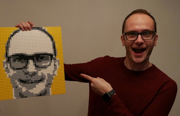  ¿Listo para armar tu retrato con bloques de LEGO?